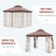 Pavillon de jardin 10 'X
