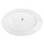 Plat ovale en porcelaine fine 12,6 po Constance Carlsbad