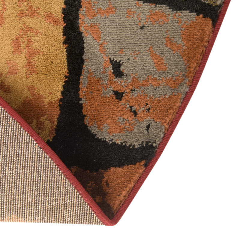 Geometric Area Rug, Round 215.9cm