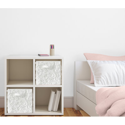 Rose Lace Fabric Storage Bin