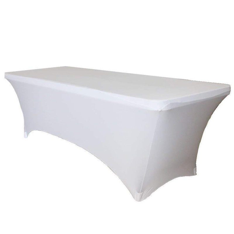 Ebonni Tablecloth, 45cm W x 182cm L, White