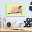 Art mural en verre Winston Porter «Upward Faceing Dog Sun» par Tim Parker-234518431