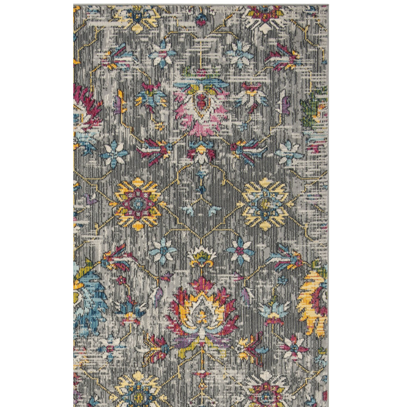 Doucet 100 Performance Geometric Rug, Runner 2' x 8'