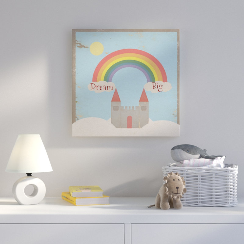 « rêve big », art sur toile, H 14 po x l 14 po
