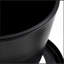Set Of 2 Round Metal Side Coffee Table Black And White 70Cm And Balck 50 Cm