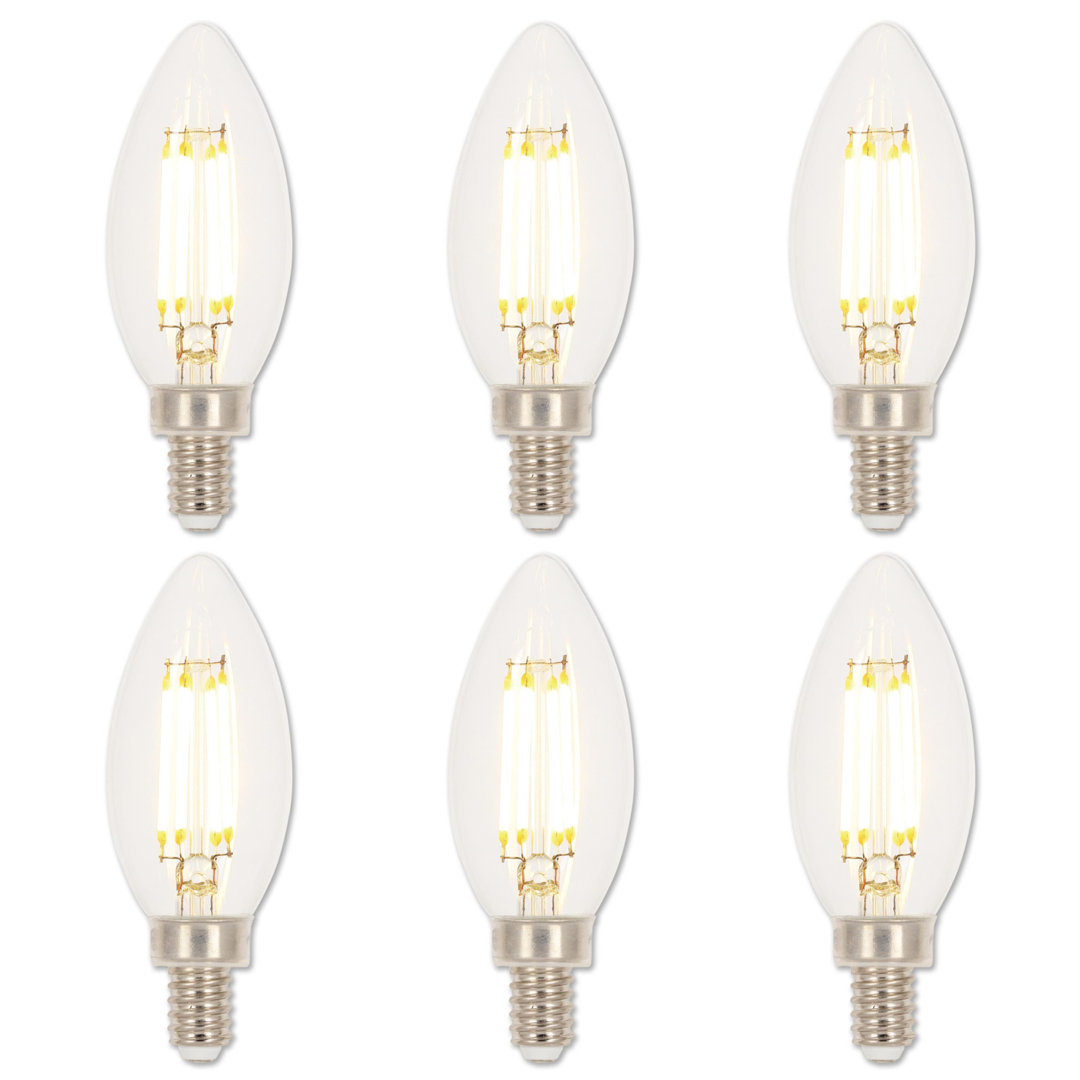 Equivalent E12/Candelabra Dimmable LED Bulb (Set of 6) Westinghouse Lighting
