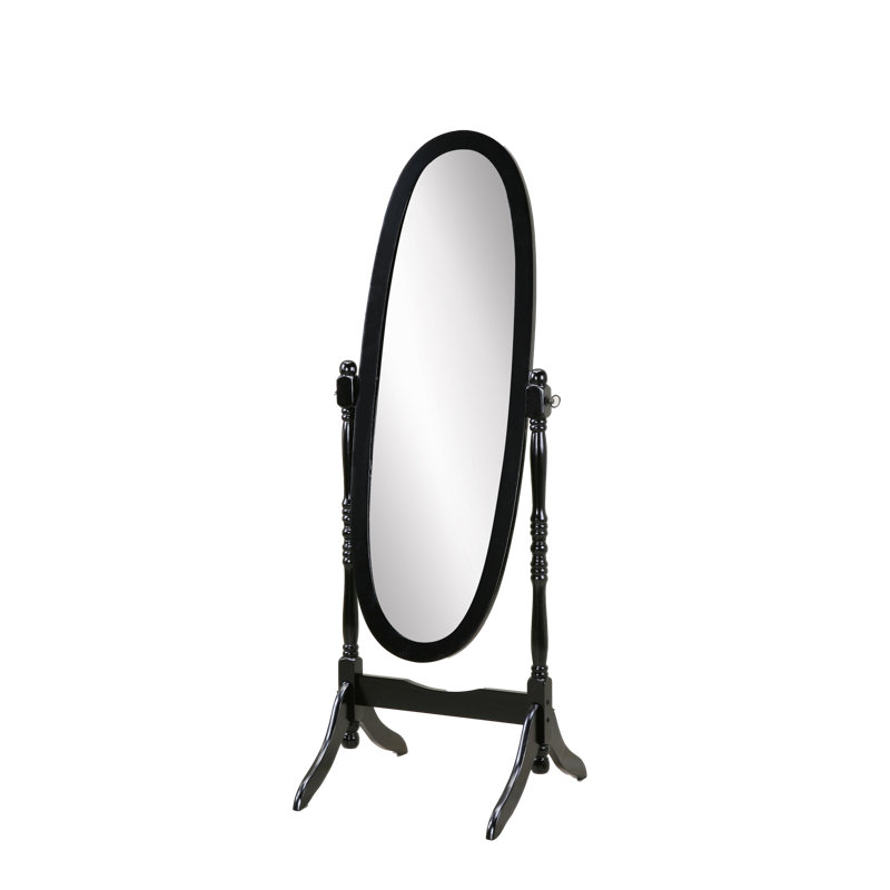 Miroir de plancher Modern Anna, Black