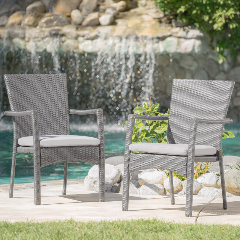 Arturas 16'' H Upholstered Side Chair, Gray