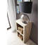 Nature 90cm H x 48cm W Solid Wood Cube Bookcase