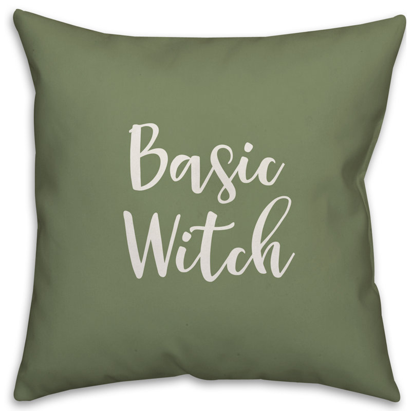 Reversible Throw Pillow, Green, Pillow Cover