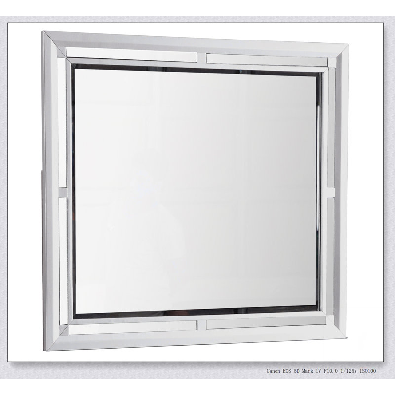 Miroir Glana Furniture Alana G6800-M, champagne argenté
