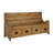 Keemia Reclaimed Pine Storage Bench, Natural