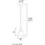Luminaire suspendu 1 lumière Wava-71787149