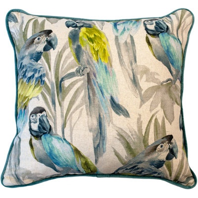 Akane Abstract TURQUOISE Sqaure Cushion