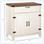 Armoire de rangement pour cuisine avec porte en verre