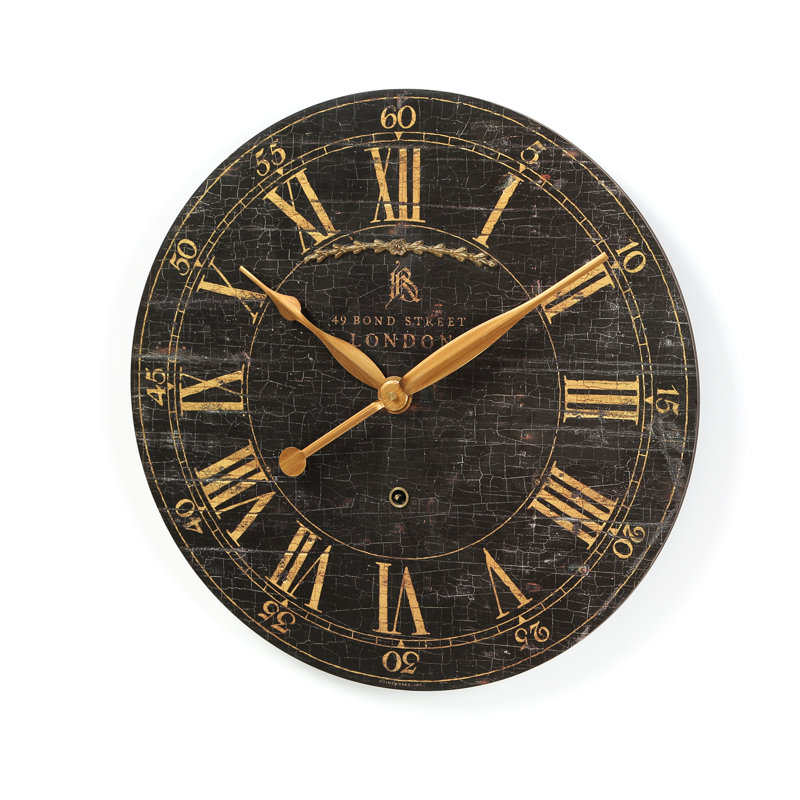 Haslingden Manufactured Wood Wall Clock, Small
