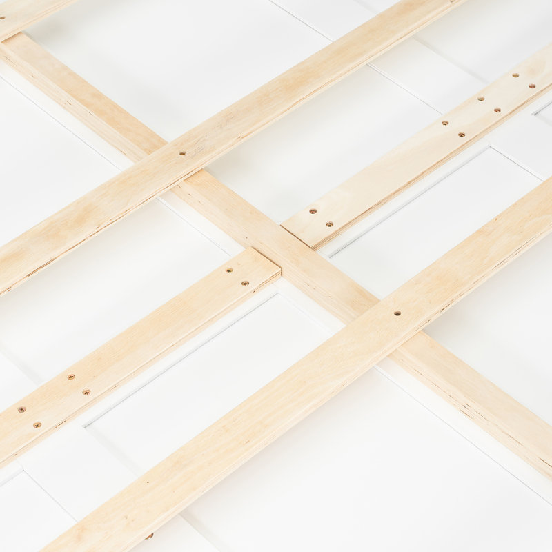 Queen Size Murphy Bed Wall Bed With Top Cabinets & Wine Rack ,White