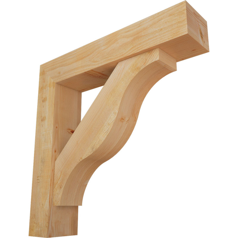 Support Funston Block avec support décalé, 38 x 38, Sapin Douglas de l 8 po (scié brut)