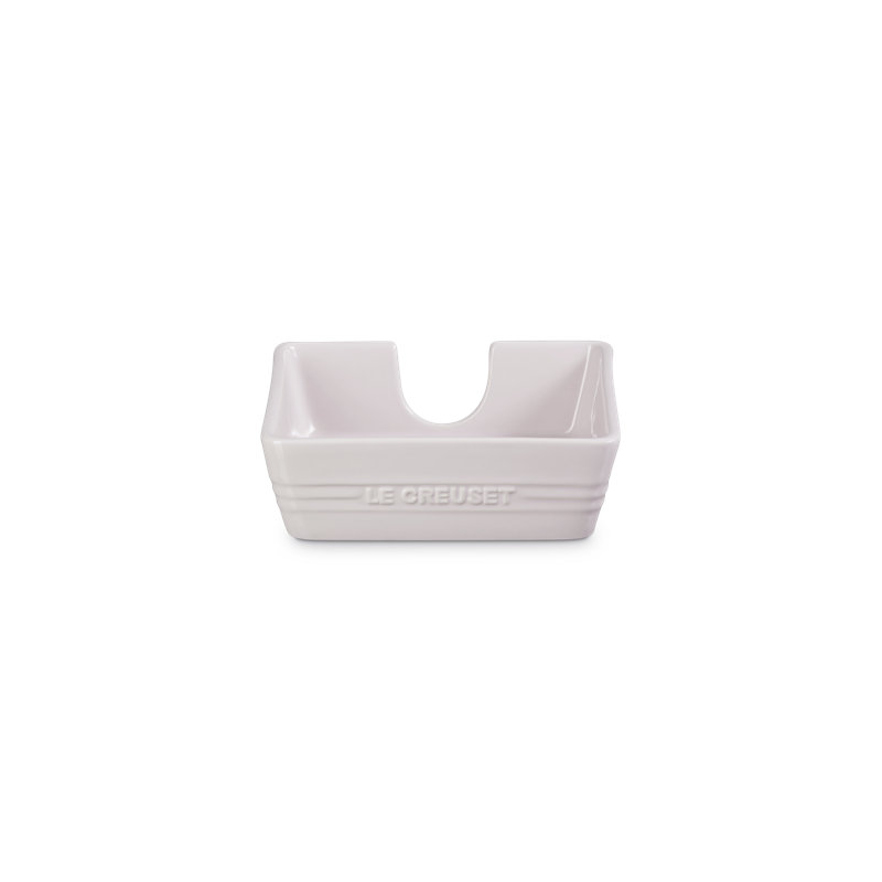 Le Creuset Stoneware Signature Cocktail Napkin Holder 6 In Shallot, Pink