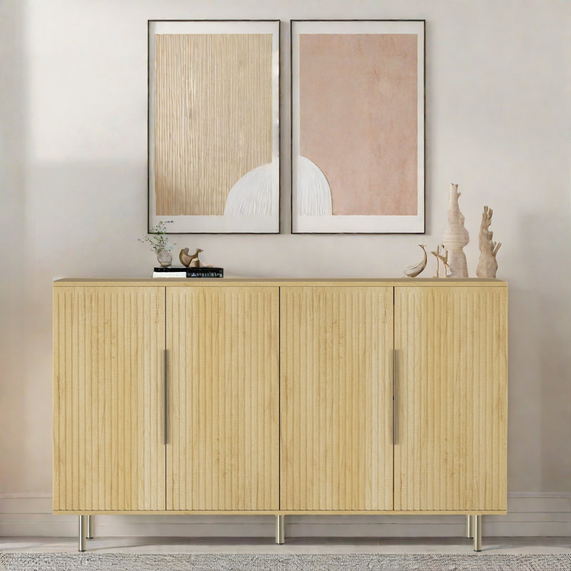 Buffet avec rangement et tablettes réglables