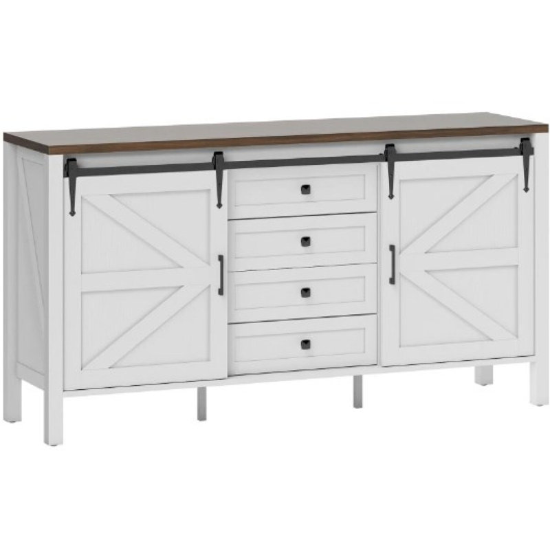 Armoire à café spacieuse, armoire à buffet avec tiroirs