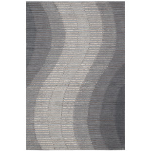  tapis Gris Tissé à La Main Mulholland