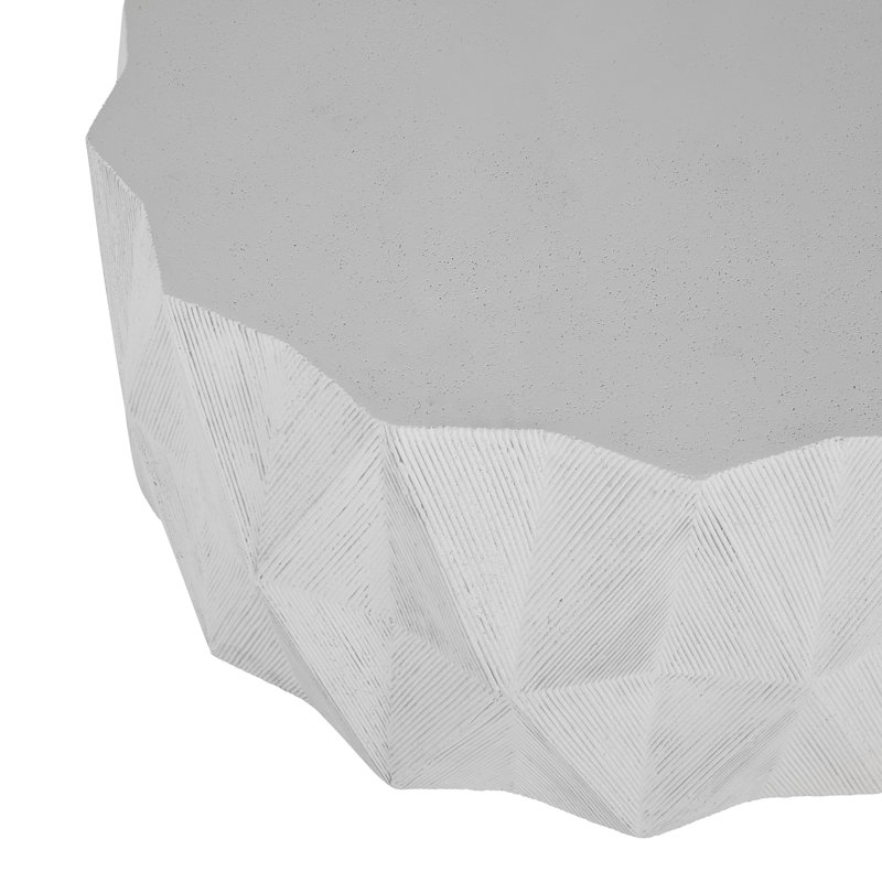 Cast Stone Coffee Table, Natural Stone