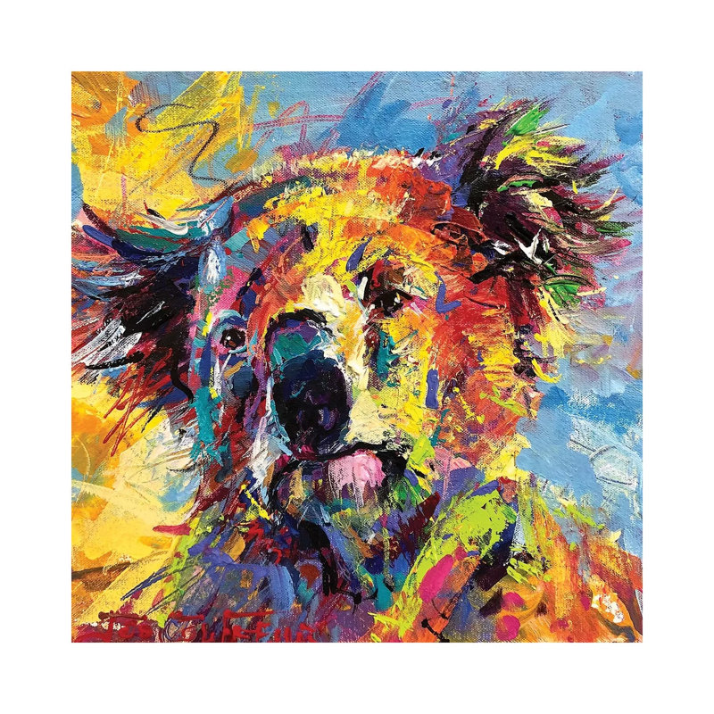 Koala 1 Piece Wrapped Canvas Wall Art, 30.48 cm H x 30.48 cm W