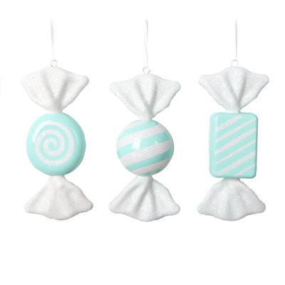 7.5'' Striped Ball Ornament