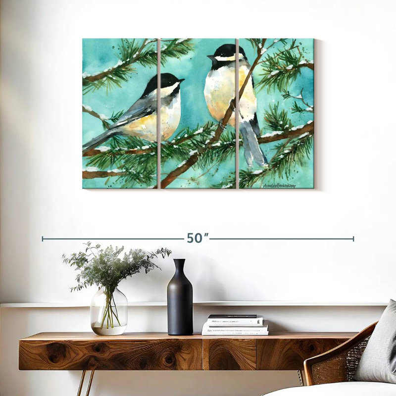 Chickadee Chat, 24" H x 38" W