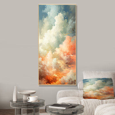 Soothing Sunset Sky Clouds - Sky Wall Art