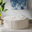 Repose-pieds 48 po, grand repose-pieds en tissu polyester pour salon