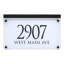 Frosted Crystal LED Lighted Trajan Engraved 2-Line Address Sign-462983670-462983671