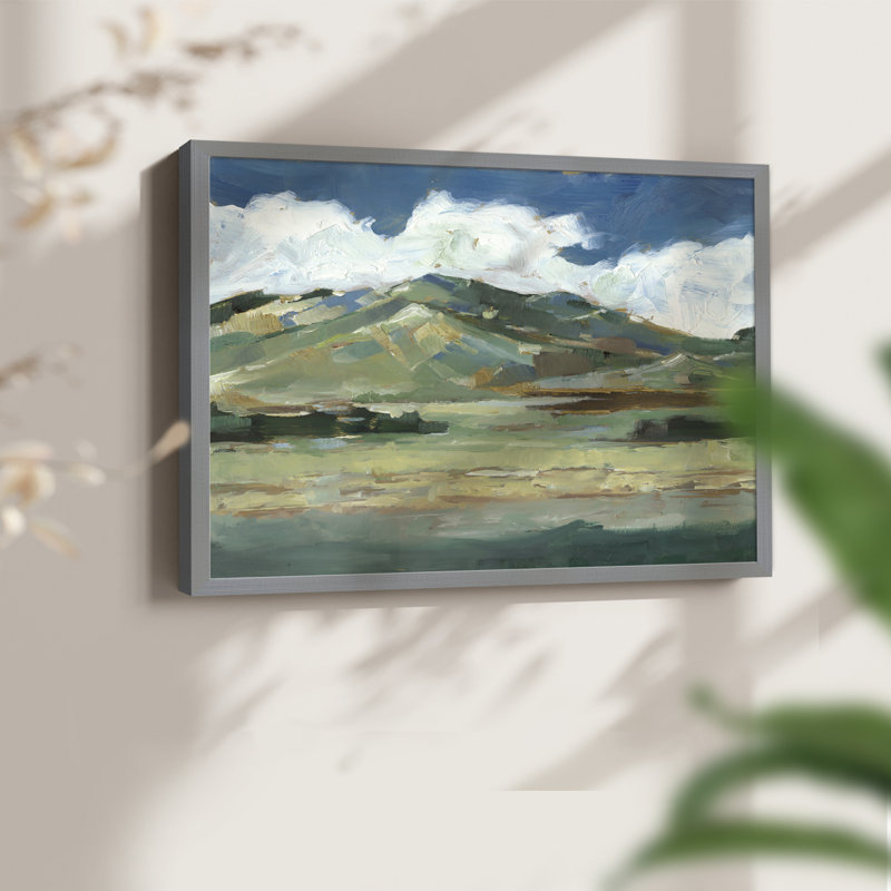 Western Sky II - reproduction encadrée, H 16 po x l 20 po, Gris