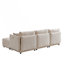 Canapé de style combiné, canapé minimaliste moderne avec 2 coussins de confort avec ports de chargement USB et C, canapé confortable-447443801