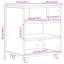 Printer Stand With Wheels 41X32x48 Cm-126781172