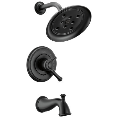 Tub and Shower Faucet with Monitor