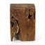 Table d'appoint carrée en teck massif 11,75 po Bloomsdale