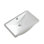  KARAMAG Undermount Bathroom Sink 18.7"X11.9" Inch White Rectangular Porcelain Ceramic Vanity Basin with Overflow
