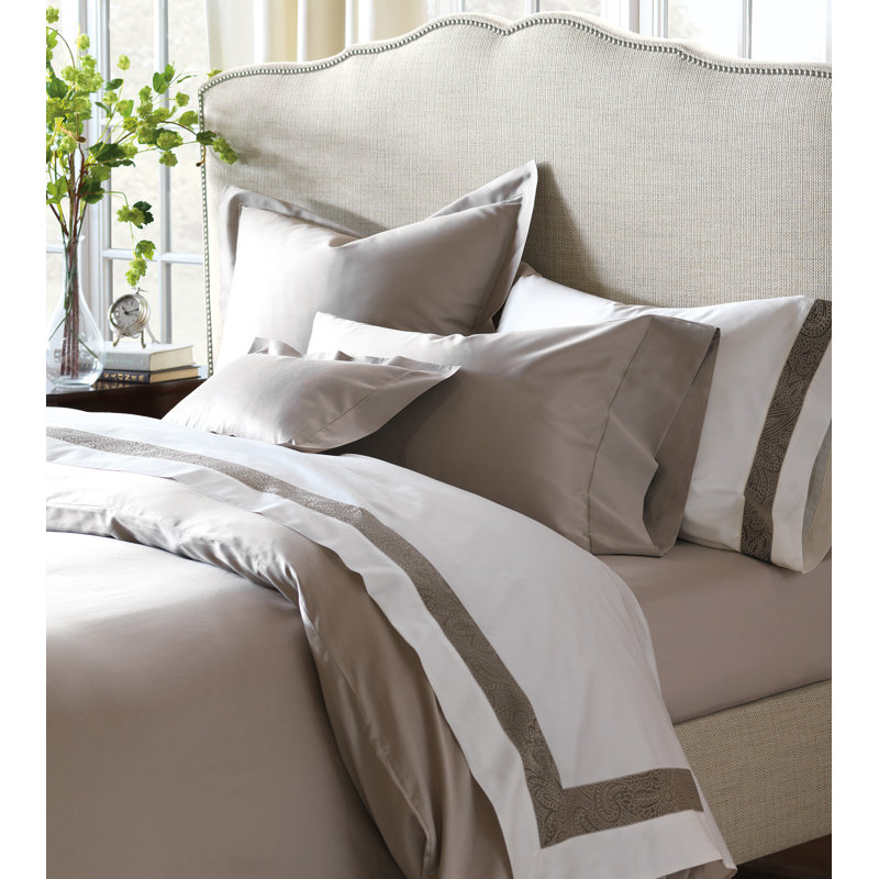 Deluca Sateen Duvet Cover, Fawn, Full/Double Duvet Cover