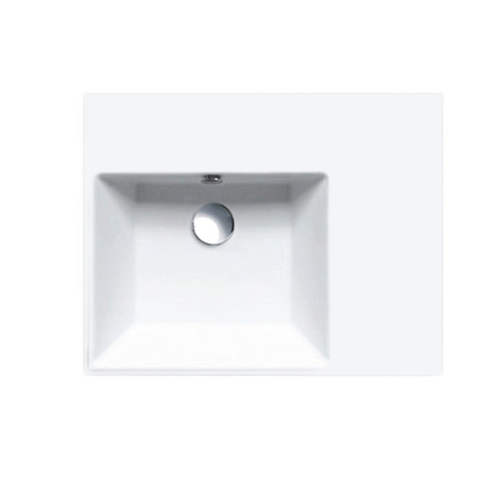 Premium Up 60 23.62'' L Bathroom Sink, 0-Hole