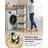 Vertical Laundry Sorter 3 Section With Removable Bag, Laundry Hamper With Wheels, 120 L Rolling Laundry Baskets Organizer For Bathroom, Apartment, Dorm Room-2019652225