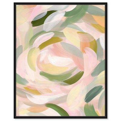 «Brushstroke II», toile texturée abstraite par Art Remedy