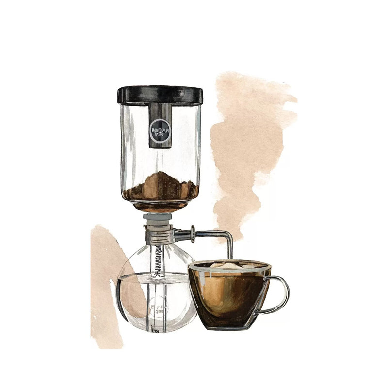 Morning Coffee II by Melissa Wang - Wrapped Canvas Gallery-Wrapped Canvas Giclée, 66.04 cm H x 45.72 cm W x 1.91 cm D