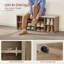 8 Pair Shoe Storage Bench
