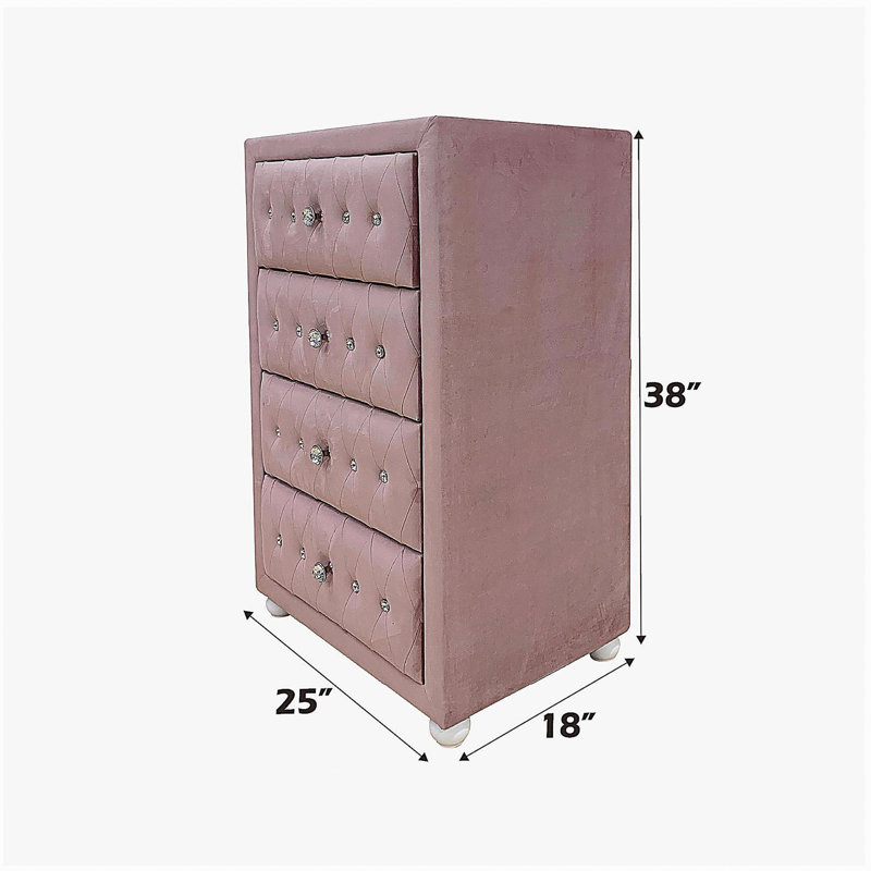 Commode en tissu Reggie