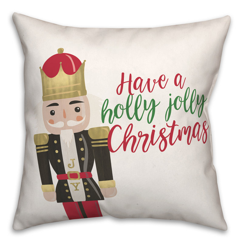  Coussin Holly Jolly, 18 po x 18 po