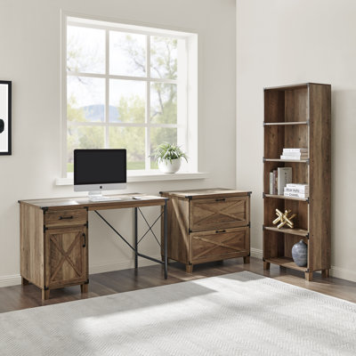 3 Piece Computer Desk Office Set