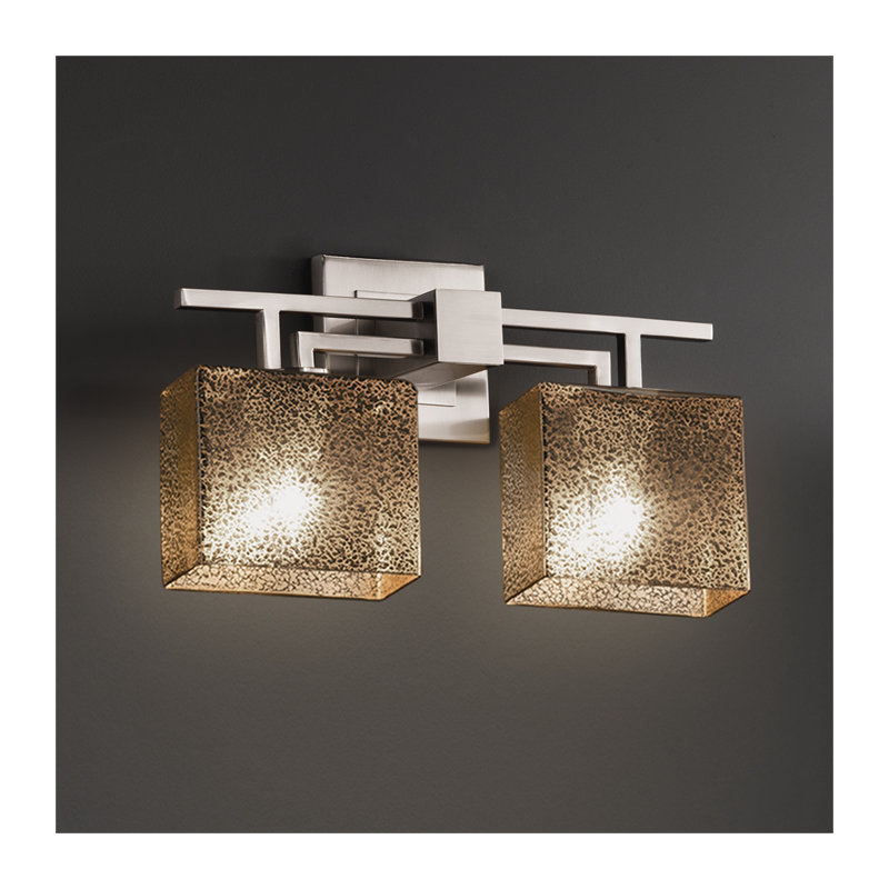 Casson 2 - Light Dimmable Bath Bar, Brushed Nickel, Ribbon