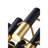 26" Matte Black & Satin Gold Chandelier for Dining Room, Living Room – 19-Light Transitional Design with E12 Bulb Base – LED Compatible, Dramatic Downlight – BACL Certified